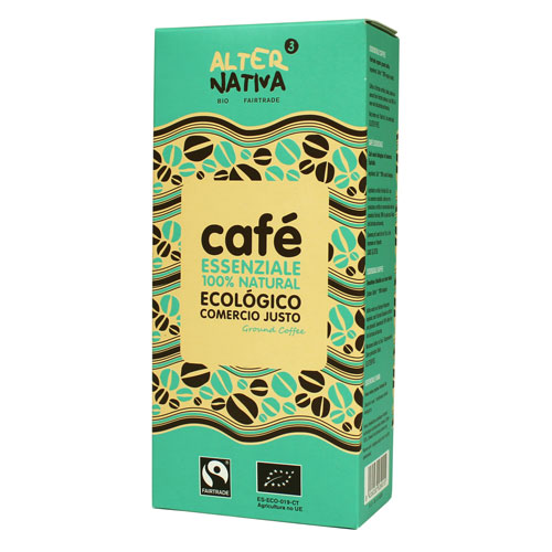Café Essenziale molido ecológico y de comercio justo