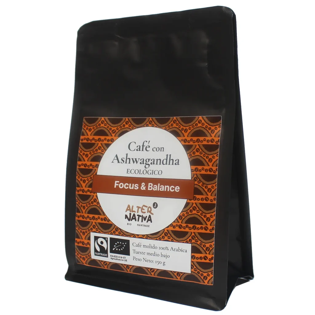 Café con Ashwagandha molido BIO-FT. 150g