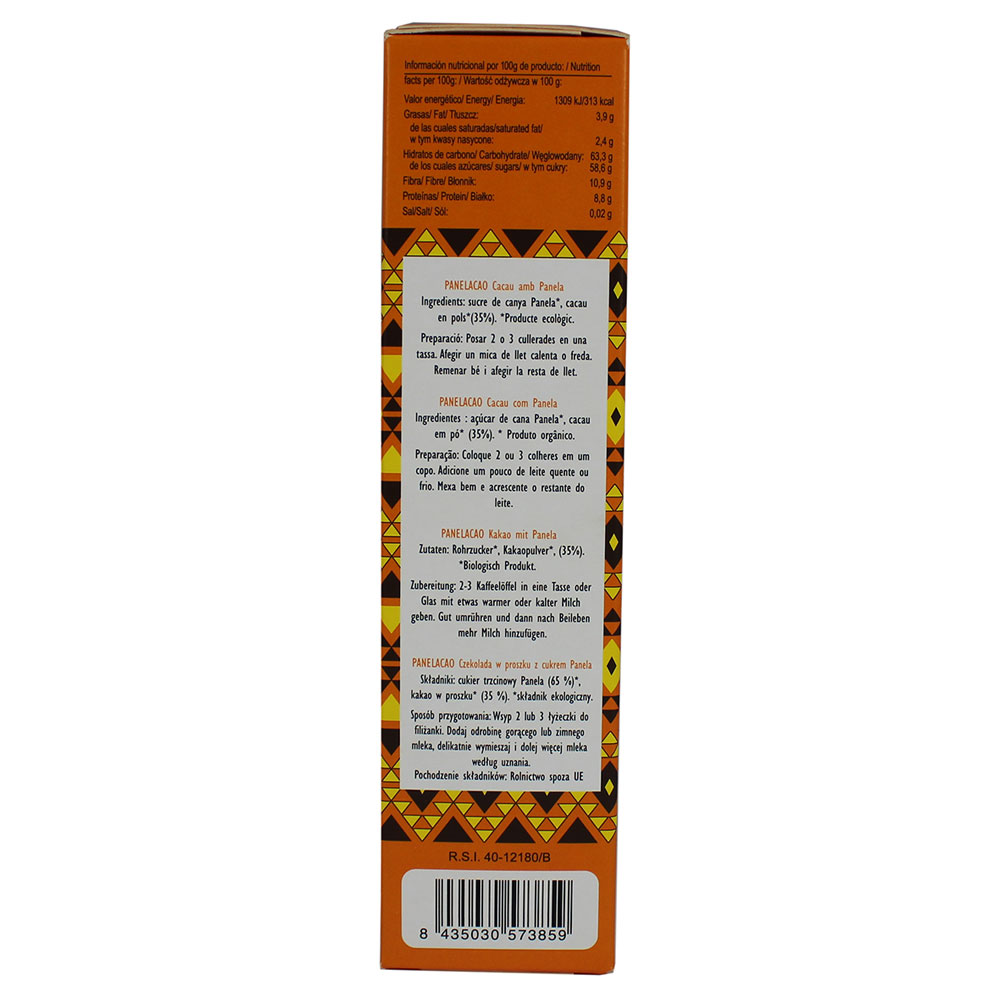 Cacao instantaneo con Panela