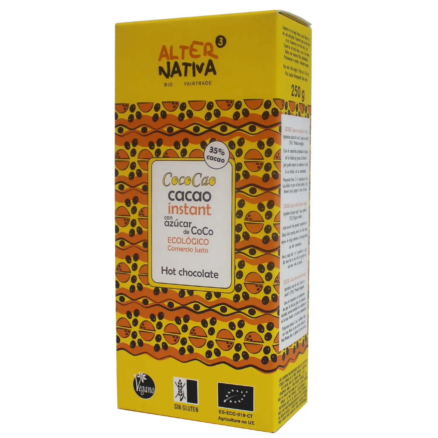 Organic Coconut Sugar Instant Cacao. 250g