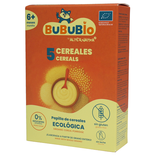 Pack ahorro papilla 5 cereales ecológica