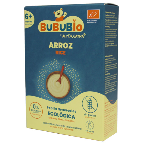Papilla de arroz ecológica