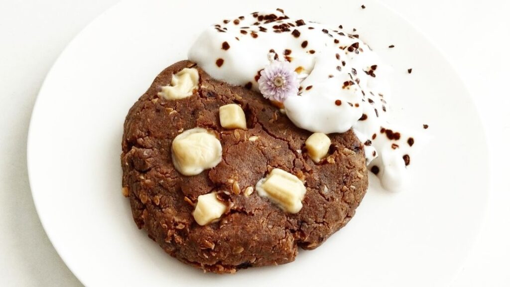 Receta de cookie de café al microondas