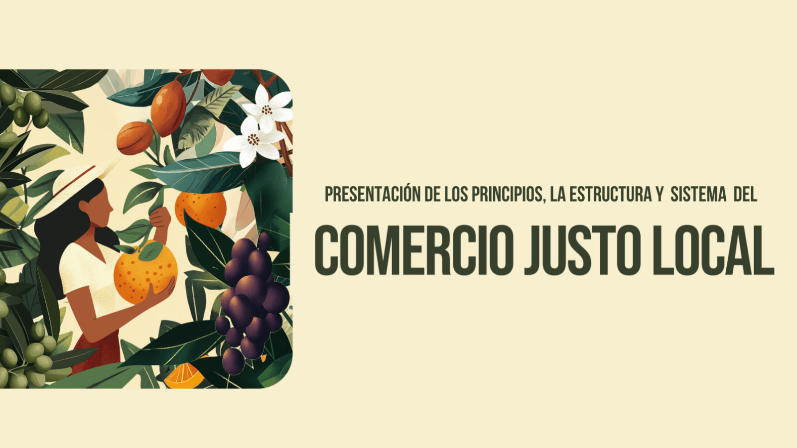 presentación del nuevo Sistema de Comercio Justo Local, impulsado por la Coordinadora Estatal de Comercio Justo (CECJ).