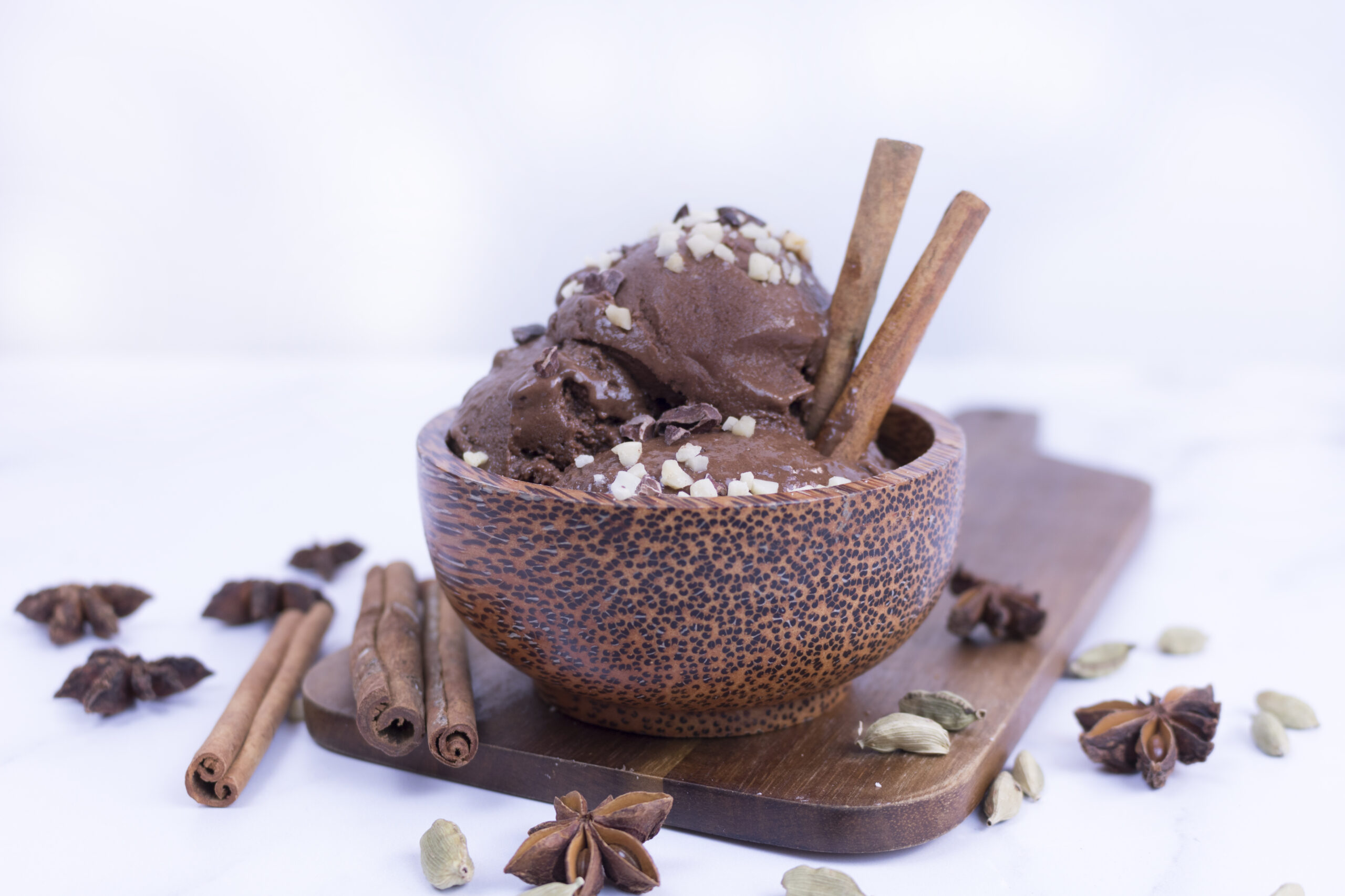 Recepta gelat de cacau especiat