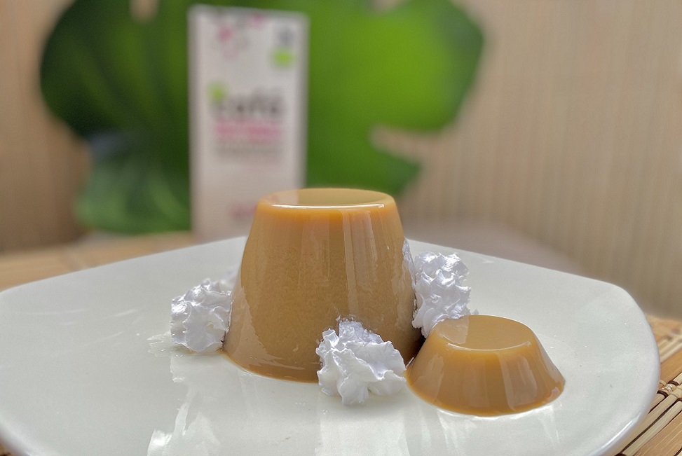 flan de café