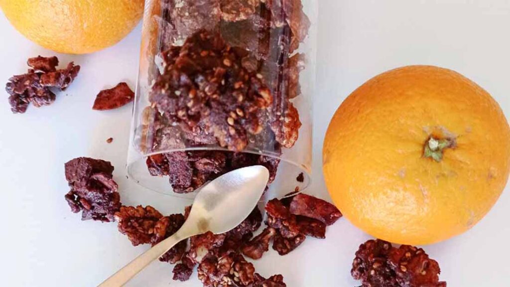 granola with cinnamon and orange cocoa recipe