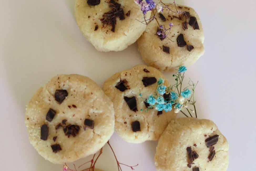 recepta de galetes amb beguda d'ametlla