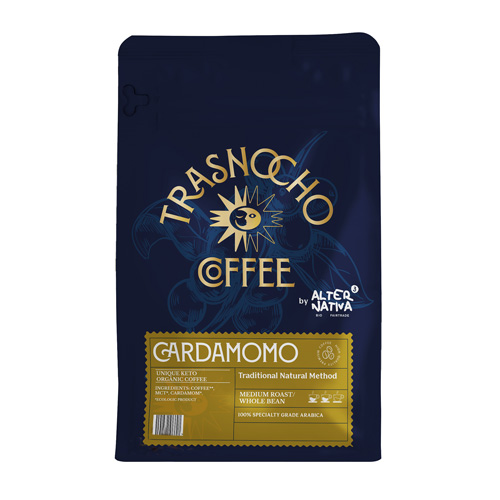 Café Keto con mct y cardamomo ecológico fairtrade